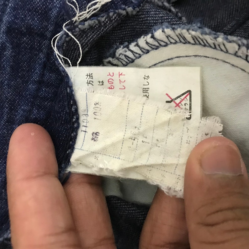 Vintage 90s Con Sunny Indigo Bell Bottom Flare Denim Japanese Brand