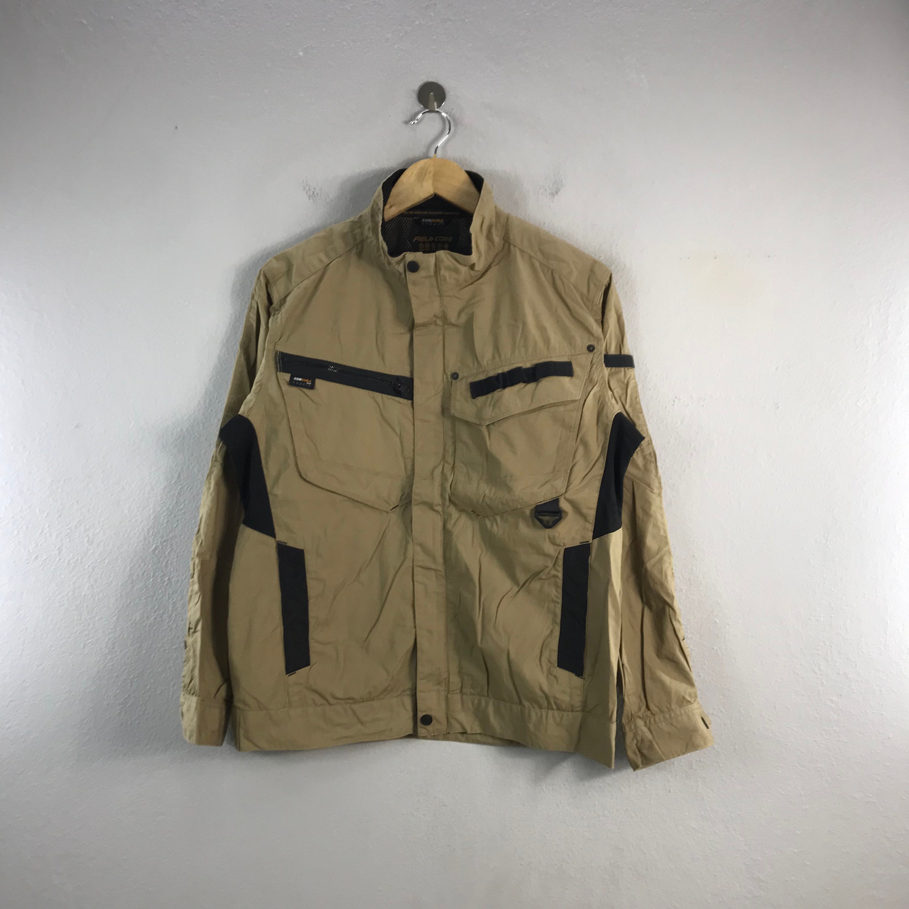 Streetwear Zipper Outdoor Outfits Jacket Brand - Multipocket Bombers Japanese Cordura Brown Style Large Fieldcore Windbreaker Etsy Light Vintage Israel