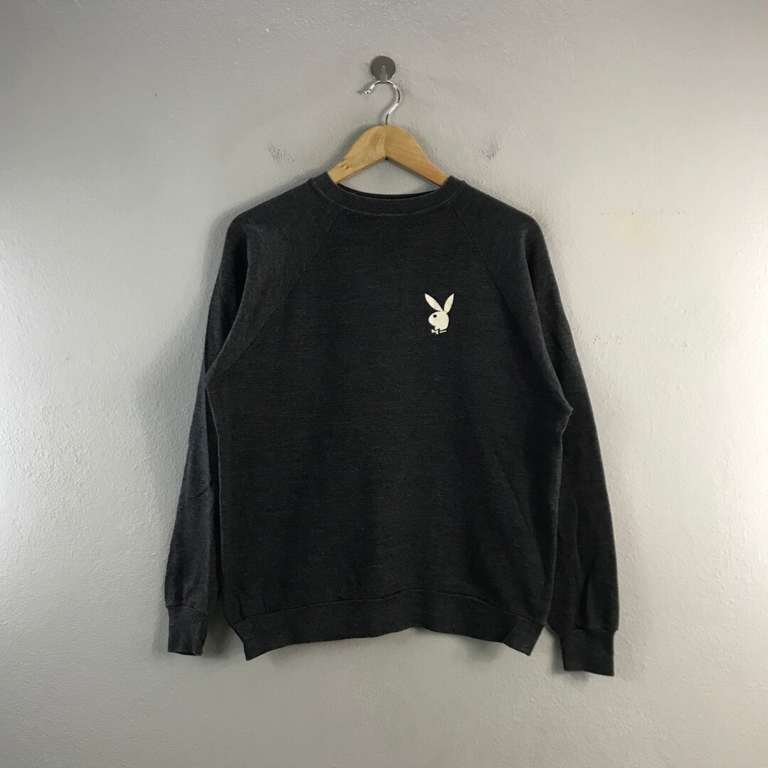 Vintage 80s Playboy Usa Logo Style Casual Jumper Brand Design - Etsy