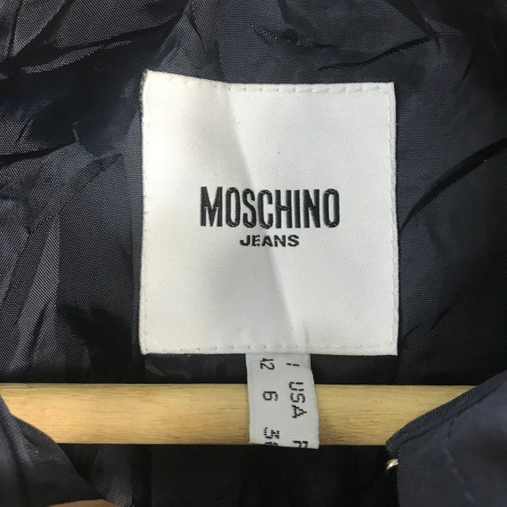 Vintage Moschino Jeans Womens Trench Overcoat Des… - image 8