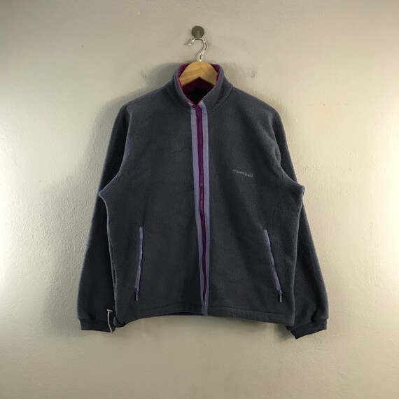 Vintage Mont Bell Polar Plus Fleece Light Zipper Outdoor Style 