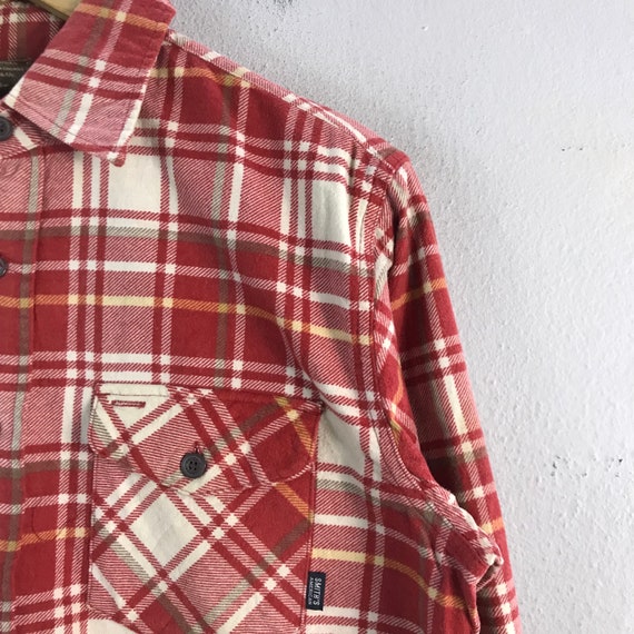 Vintage Smith's American Checkered Tartan Western Style Vintage Smith's American Checkered Tartan Western Style
