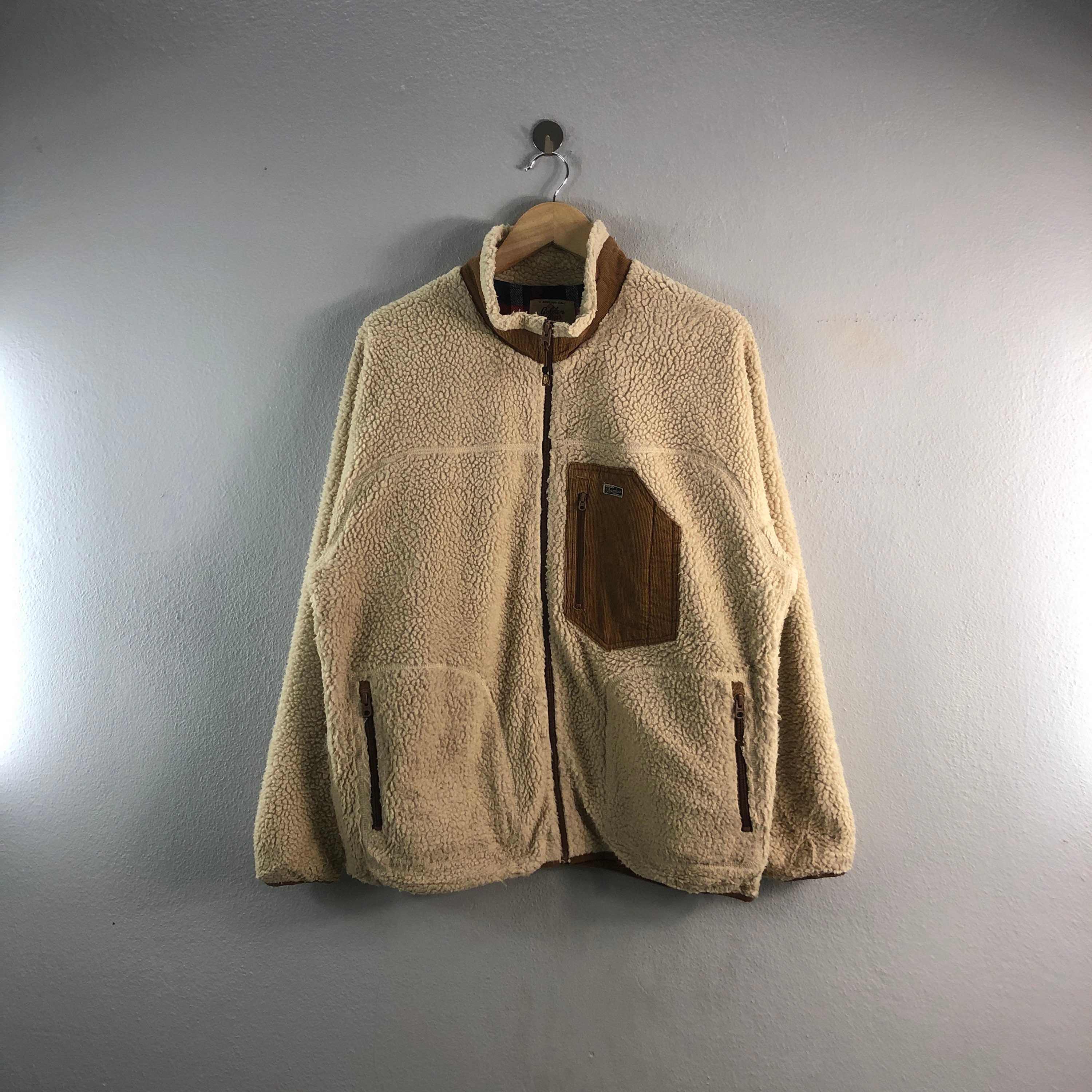 80s Golden Fleece Hooded Army Green Parka Jacket - Men's