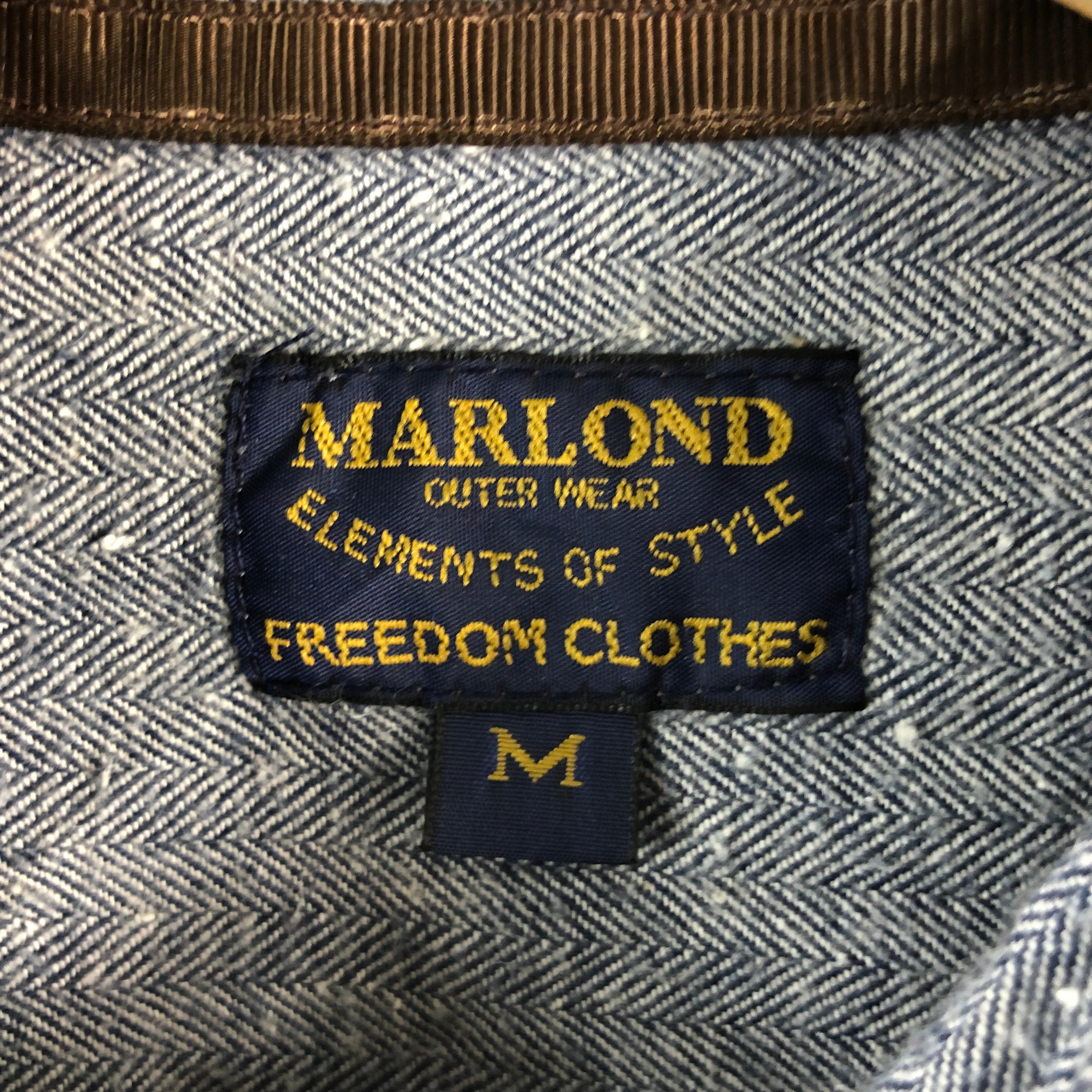 Vintage Marlond Outer Wear Herringbone Style Menswear Design - Etsy