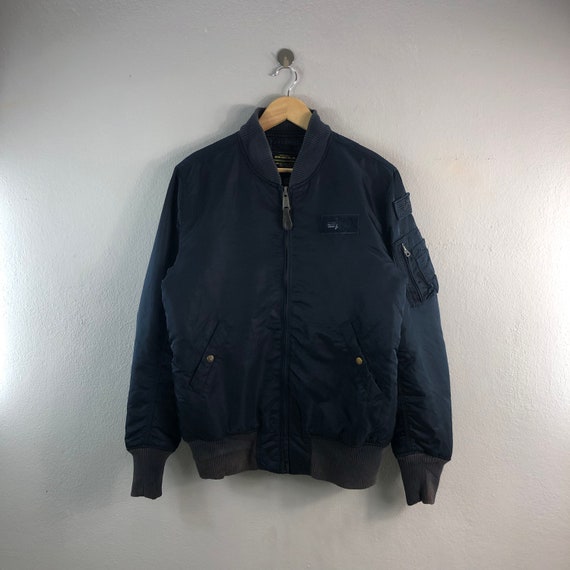 Vintage Alpha Industries Flight Airforce Military Men… - Gem