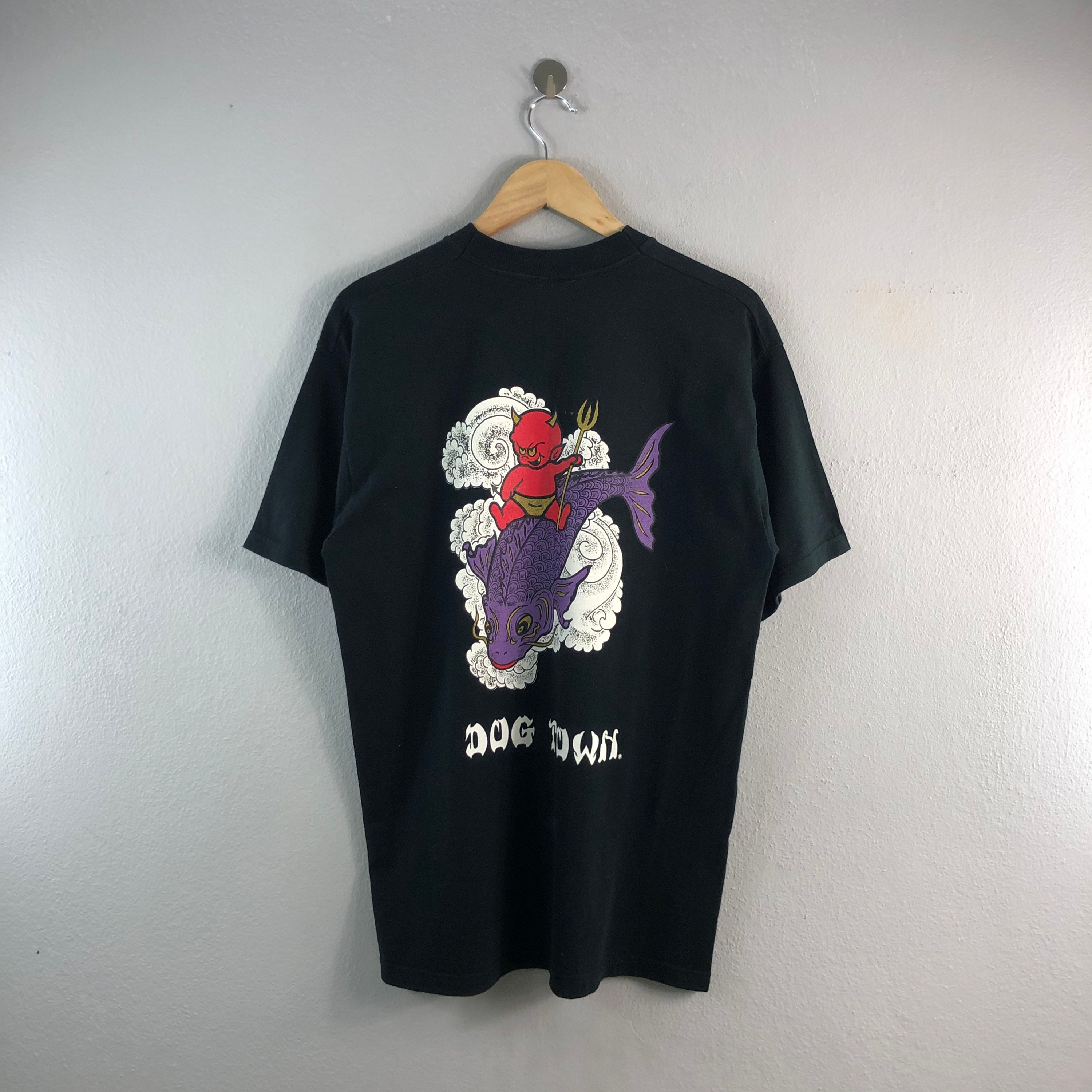 Vintage 90s Dog Town Skateboards Venice Devil Goldfish Design - Etsy