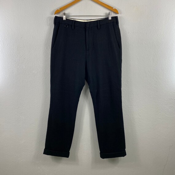 Tomorrowland Blue Work Wool Casual Menswear Style Japanese Tomorrowland Blue Work Wool Casual Menswear Style Japanese