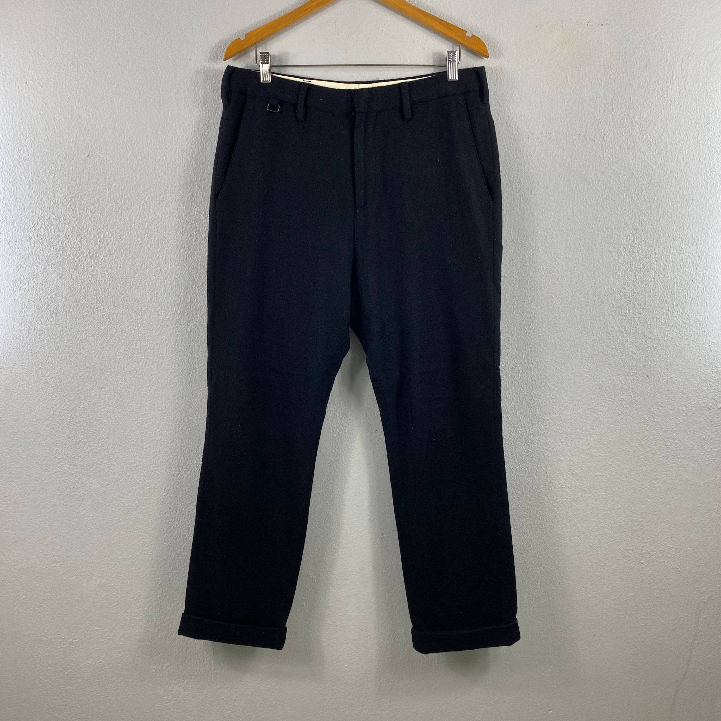 Tomorrowland Blue Work Wool Casual Menswear Style Japanese Brand 