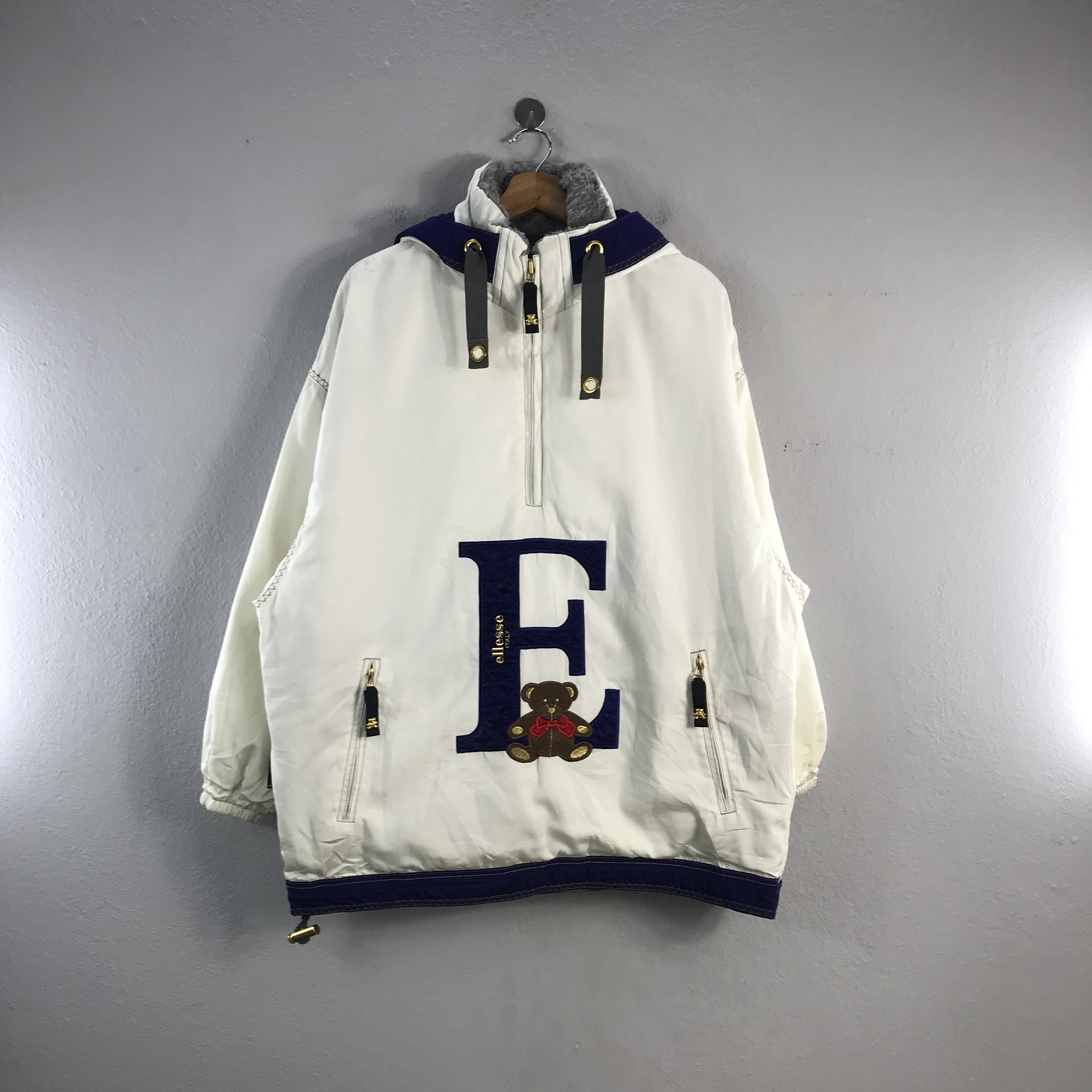 Vintage Ellesse Italy Half Zipper Ski Snowboard Style Winter Vintage Ellesse Italy Half Zipper Ski Snowboard Style Winter