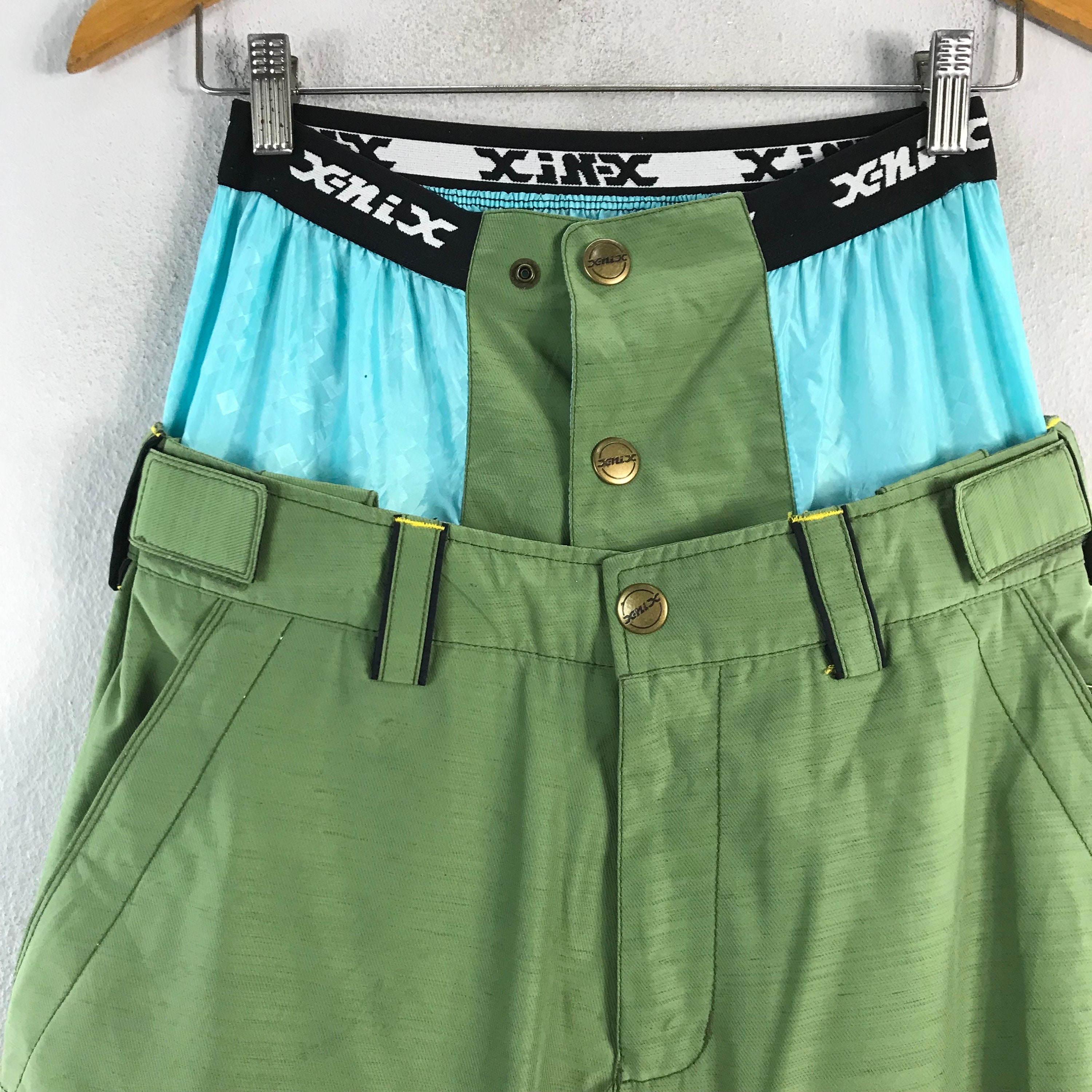 Vintage X Nix Double Waist Snowboarding Ski Cargo Winter Vintage X Nix Double Waist Snowboarding Ski Cargo Winter