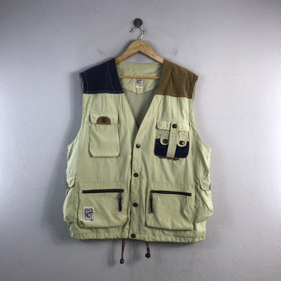 Vintage Salewa Multipocket Outdoor Gear Fishing Style Japanese Brand  Streetwear Tracey Outfits Fashion Vest Sleeveless Jacket Green Large 
