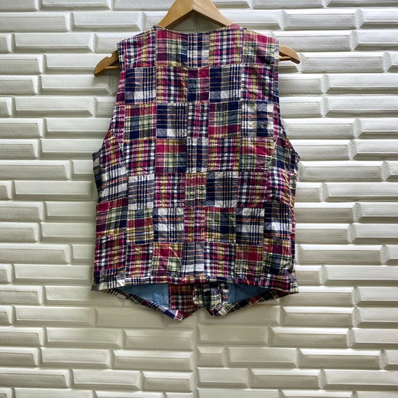 Vintage House of blues Checkered Multicolour patc… - image 6