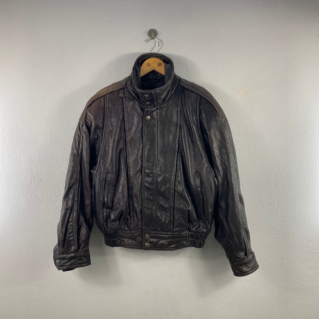 comstock“本革”leather “短丈“bomber jacket Comstock 本革old leather bomber jacket Vintage Robert Comstock