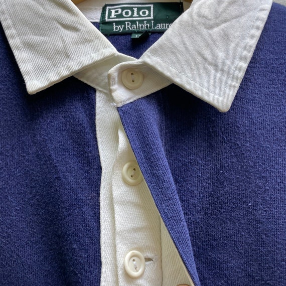 Vintage Polo Sport ralph lauren double rl striped… - image 6