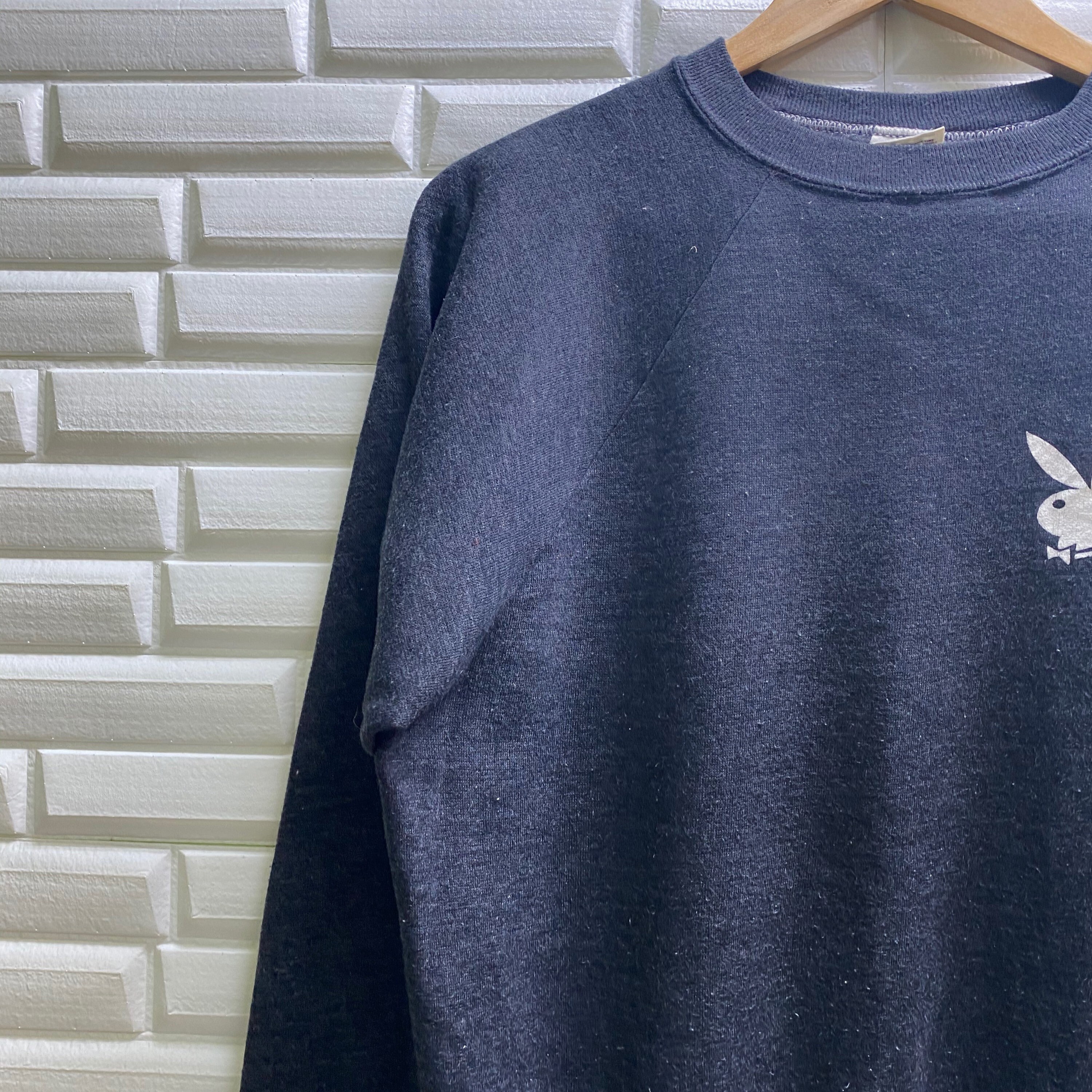 Vintage 80s Playboy Usa Logo Style Casual Pullover Jumper | Etsy