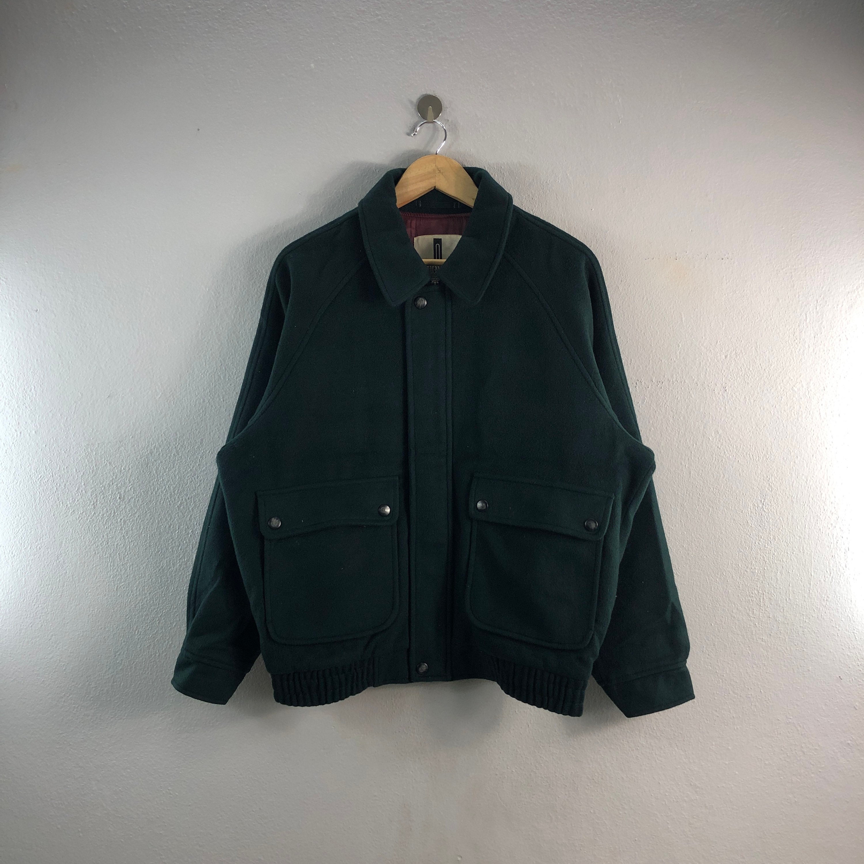 Vintage Nicole St Gilles Field Casual Menswear Style Wool