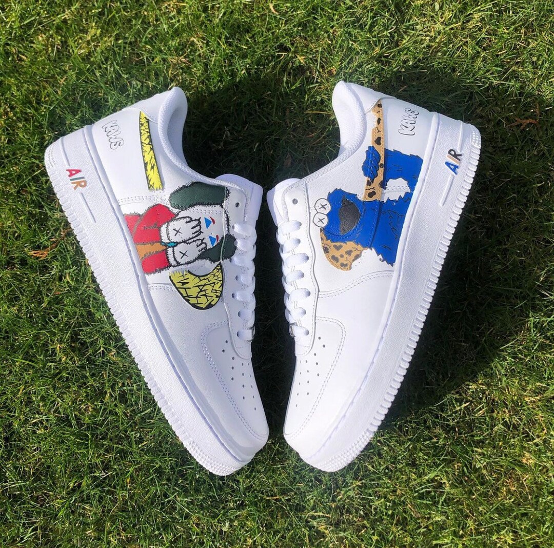 custom air force 1 cookie monster