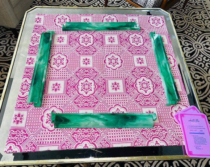 Mahjong mat Seahorses