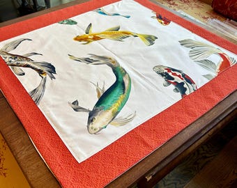 Pierre Frey Koi  Custom Mahjong Trio