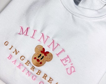Sudaderas navideñas Minnie Gingerbread Baking Co