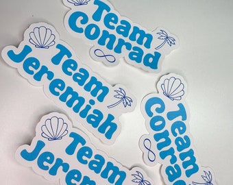 El verano me volví bonitas pegatinas, Team Conrad, Team Jeremiah