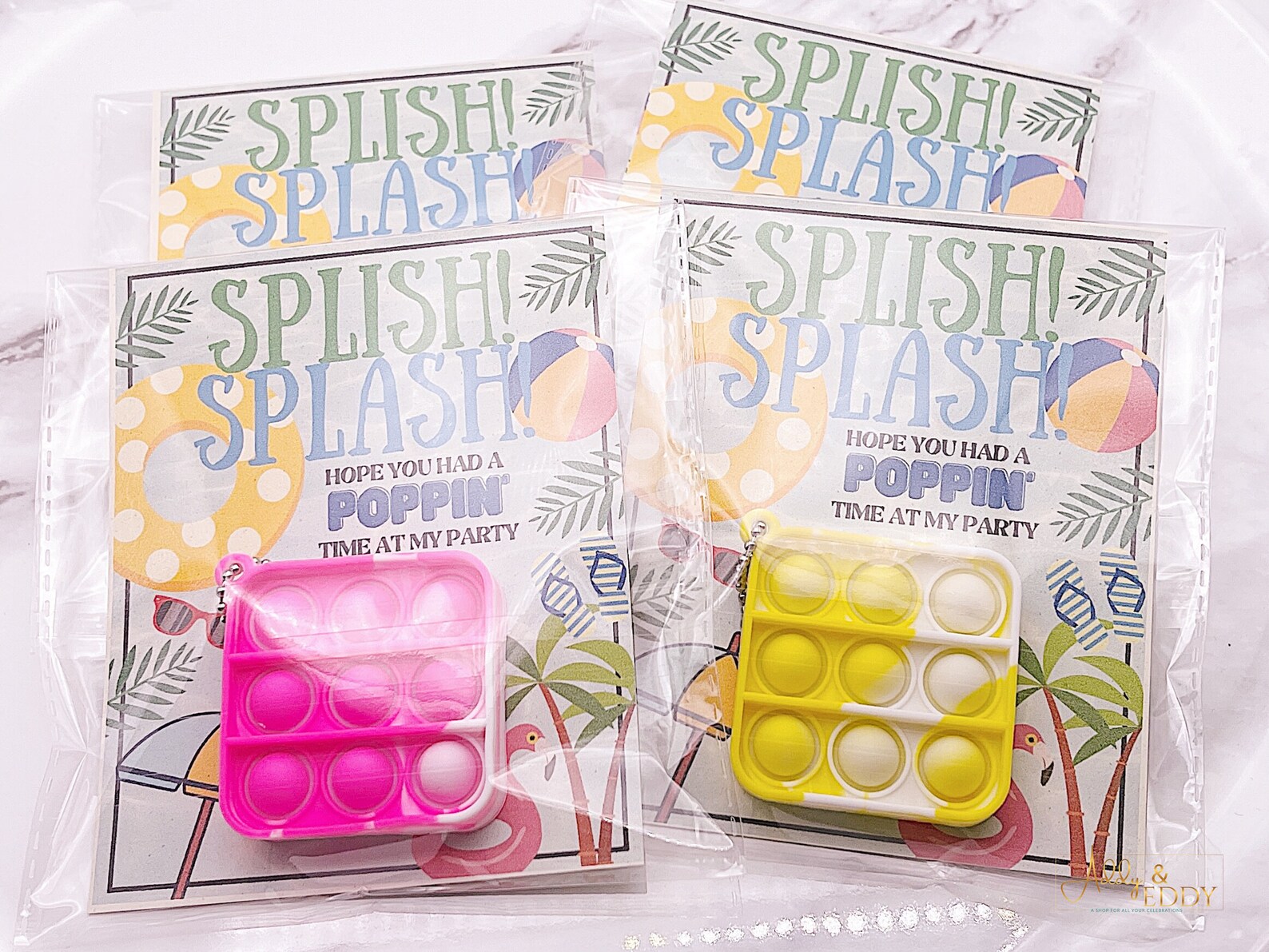 Pool Party Favor / Pool Popit / Birthday Party Popit / Pool Etsy