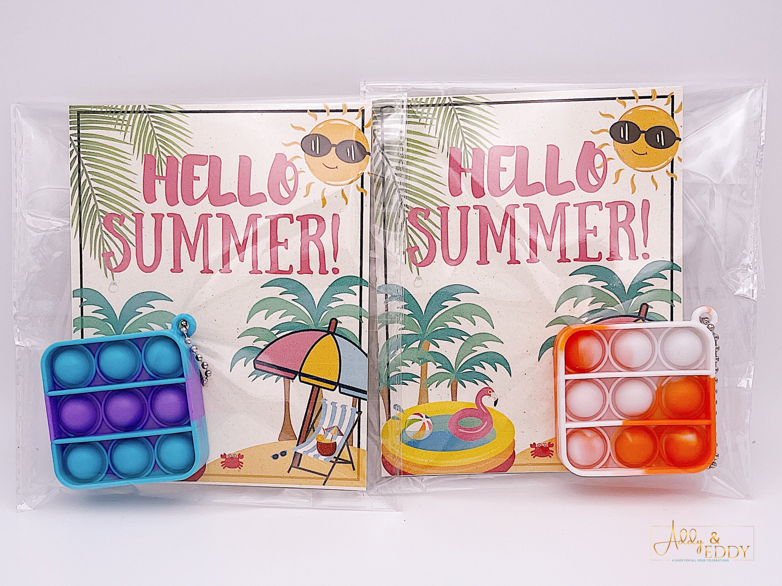 Summer Party Favor / Summer Popit / Birthday Party Popit / Etsy
