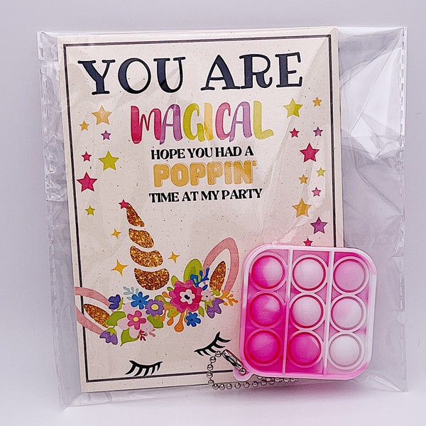 Unicorn Popit Pop It Etsy