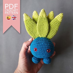 PDF amigurumi pattern. pdf crochet baywax inspired pattern.