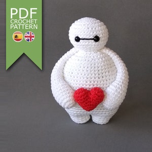 PDF amigurumi pattern. pdf crochet baywax inspired pattern.