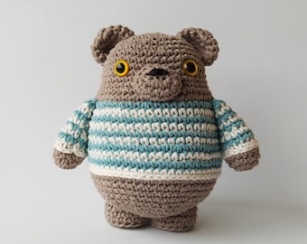 Crochet Teddy bear. Teddy bear amigurumi