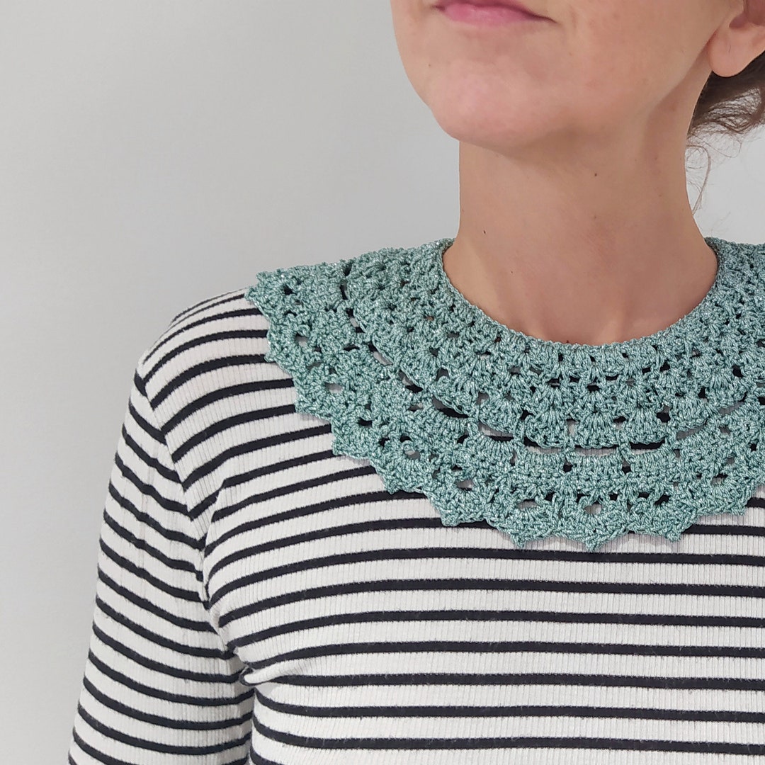 Crochet Peter Pan Collar Crochet Vintage Collar Crochet Etsy