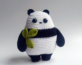 Ours panda Amigurumi. poupée au crochet