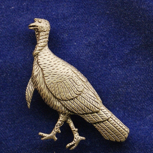 Empire Pewter Walking Turkey Pewter Pin