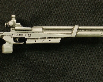 AN4 Empire Pewter Anschutz Target Rifle Pewter Pin