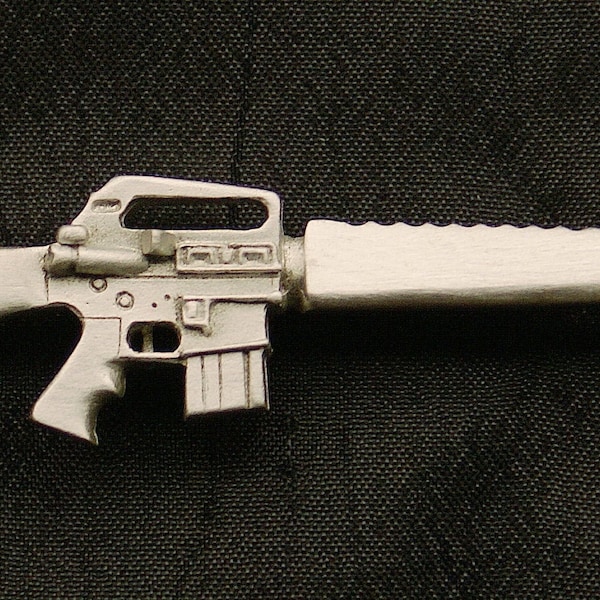 Empire Pewter M16 Pewter Gun Pin