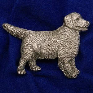 Empire Pewter Golden Retriever Dog Pewter Pin