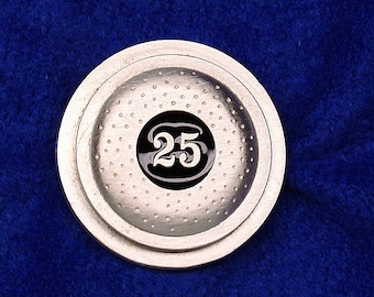 Empire Pewter "25" Straight Clay Pigeon Enameled Pin