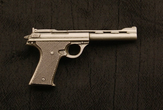 Empire Pewter .22 Caliber Target Pistol Pewter Gun Pin Empire Pewter .22 Caliber Target Pistol Pewter Gun Pin