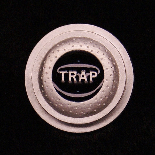 Empire Pewter Trap Clay Pigeon Enameled Pin