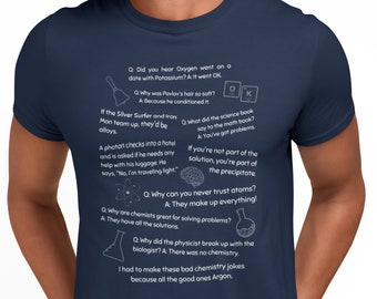 Dad Jokes Science Shirt, Fathers Day Gift, Gift For Dad, Dad Birthday Gift, Science Puns, Funny Shirts, Science Shirts, Science Gifts