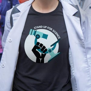 Stand Up for Science Shirt, Women in STEM, Equality, Diversity, Defend DEI, Gift for a Scientist, Lab Tech, Science Teacher, Researcher