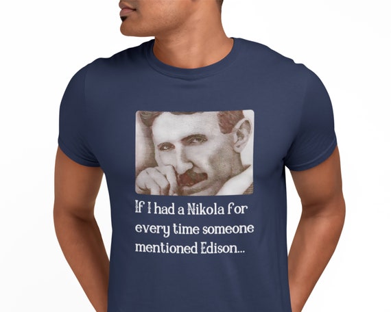 Nikola Tesla Portrait T-Shirt Nikola Tesla Portrait T-Shirt