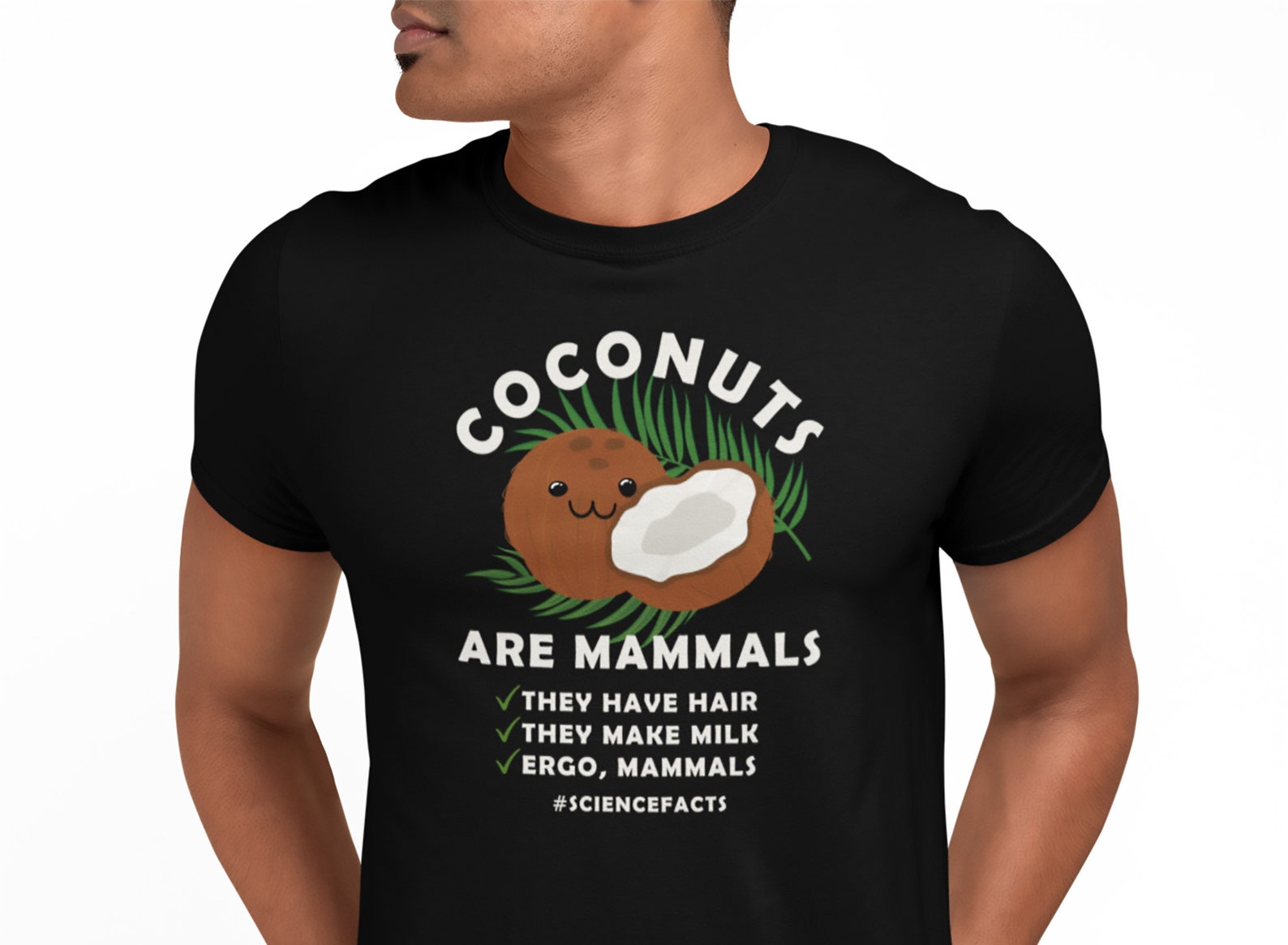 Coconuts Are Mammals Tshirts Funny Science Shirt Biology Etsy