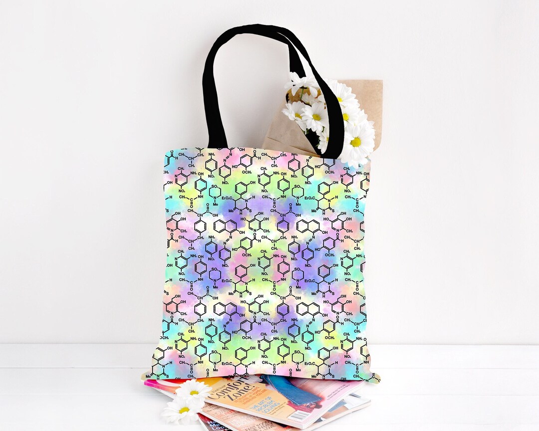 Organic Chemistry Watercolor Tote Bag Science Teacher Gifts - Etsy