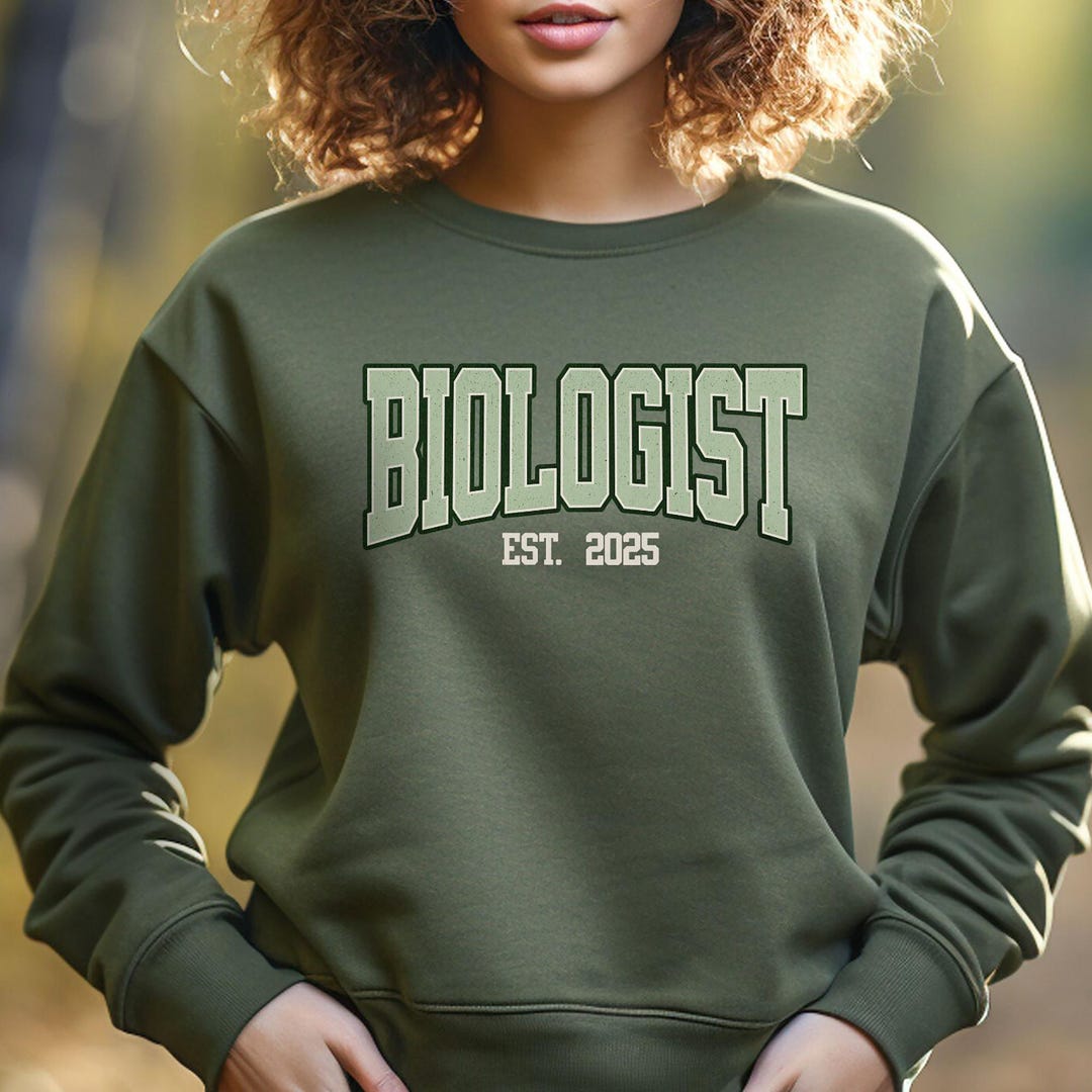 Personalized Biologist Sweatshirt - Select Year, Gift for a Biology ...