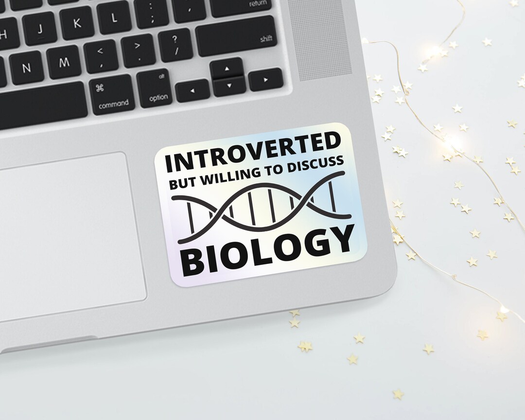 Biologie Sticker Laptop Sticker Holographic Vinyl Etsy.de