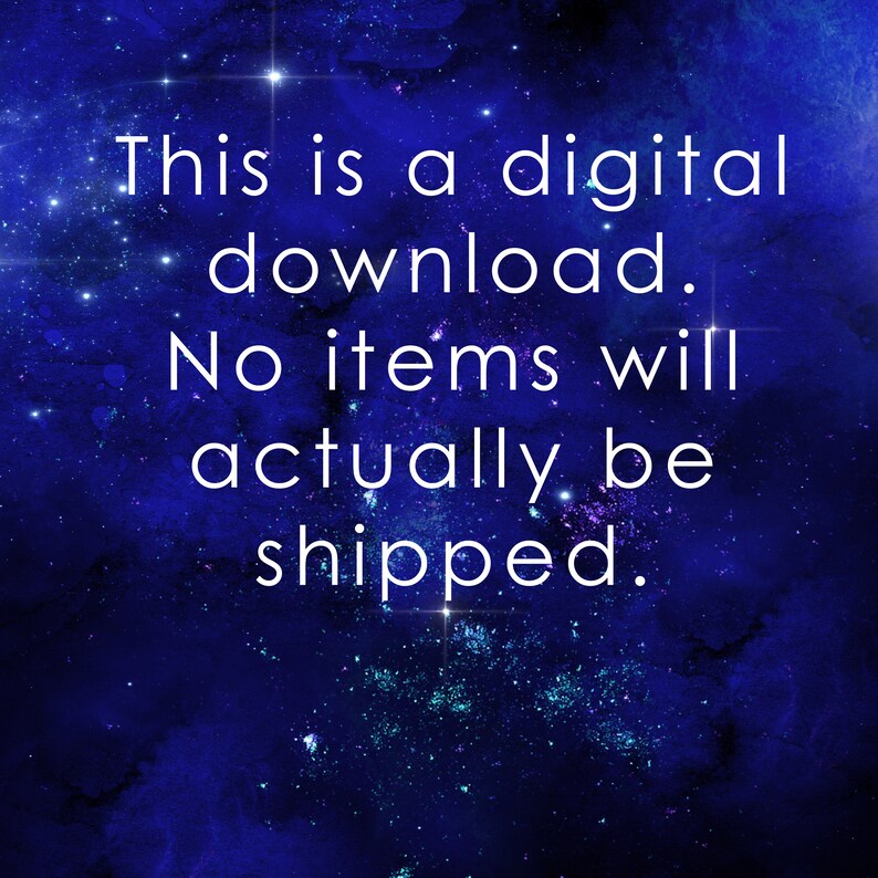 Pu&ograve; includere: Una grafica di download digitale su uno sfondo blu stellato con il testo "Questo &egrave; un download digitale. Nessun articolo verr&agrave; effettivamente spedito."
