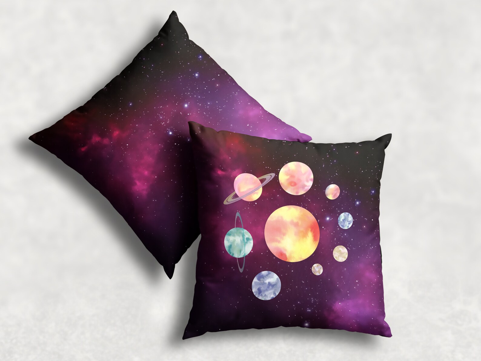 Personalized Space Pillows in our Solar System Etsy