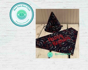 Dog Birthday Hat & Bandana Set: Party Outfit for Puppy
